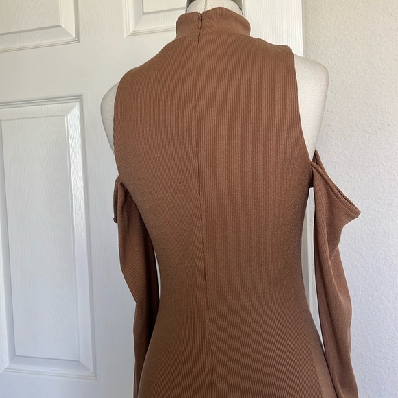 Privacy Please Lorraine Mini Dress in Taupe - Picture 7 of 8